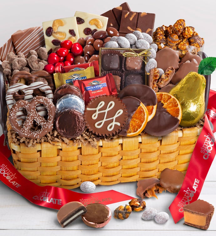 Simply Chocolate® Grande Splendid Sweets Basket